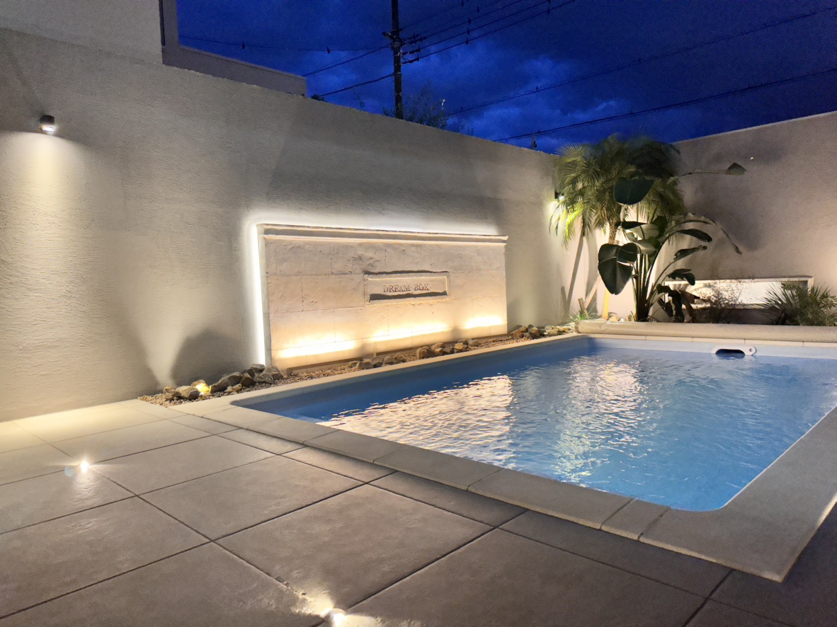 【静岡県】グランドアートウォールで叶える“完全プライベート外構”｜プールと相性抜群の理由